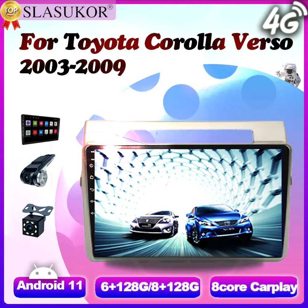 9 Inch Navigation GPS Android 11 Car Radio Player For Toyota Corolla Verso 2003-2009 Fan Frame Cable Multimedia Video WIFI IPS
9 Inch Navigation GPS Android 11 Car Radio Player For Toyota Corolla Verso 2003-2009 Fan Frame Cable Multimedia Video WIFI IPS