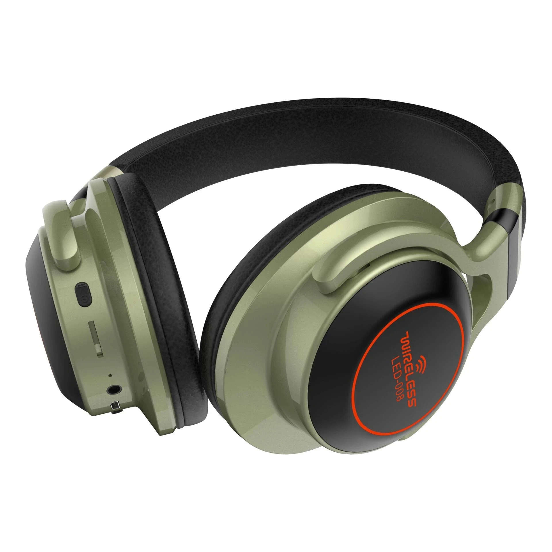 

Беспроводные наушники Bluetooth стерео гарнитура аудио Mp3 регулируемые наушники с микрофоном для музыки с TF картой 8G
