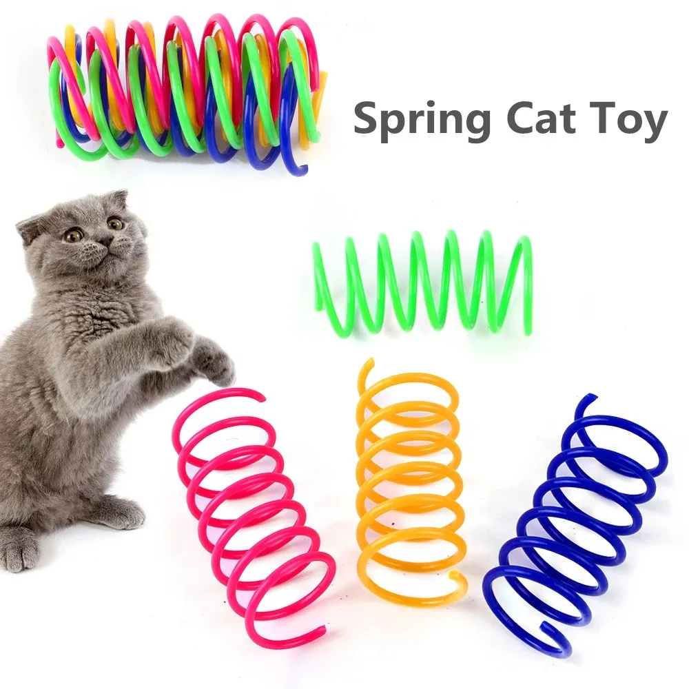 4PCS Kitten Cat Toys Wide Durable Heavy Gauge Cat Spring Toy Springs Cat Pet Toy Coil Spiral Springs Cat Teaser Toy
4PCS Kitten Cat Toys Wide Durable Heavy Gauge Cat Spring Toy Springs Cat Pet Toy Coil Spiral Springs Cat Teaser Toy