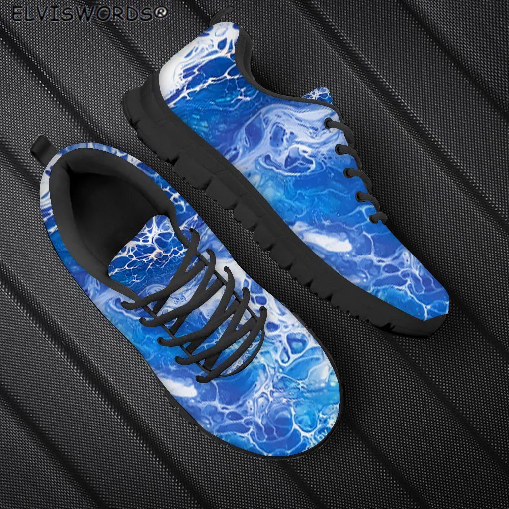 ELVISWORDS Women Blue Marble Prints Summer Sneaker Creative Fashion Flat Walking Shoes for Teen Girl Ladies Footwear Comfortable
ELVISWORDS Women Blue Marble Prints Summer Sneaker Creative Fashion Flat Walking Shoes for Teen Girl Ladies Footwear Comfortable