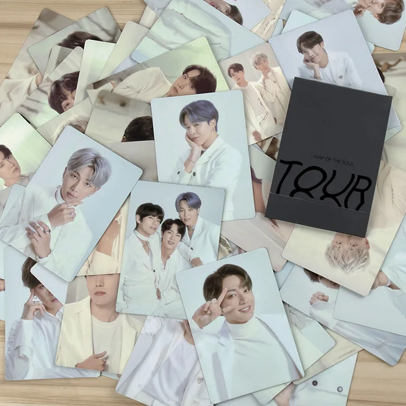 

8pcs/set KPOP Bangtan Boys Photocard Double Sides Card Postcard Tae Hyung JUNGKOOK JIMIN J-HOPE SUGA JIN Fans Collection Gift