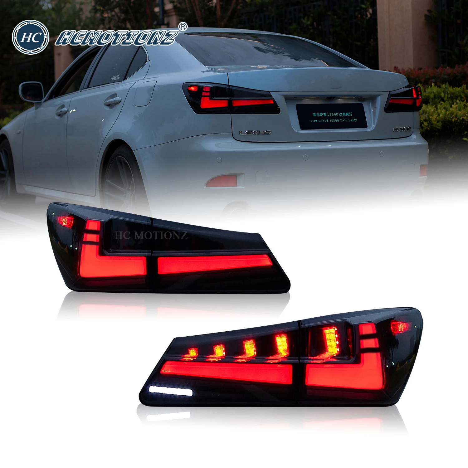 HCMOTIONZ LED Tail Light Assembly For Lexus IS250 IS350 ISF 2006-2012 Car Styling Back Lamps DRL Start Up Animation Rear Lamps
HCMOTIONZ LED Tail Light Assembly For Lexus IS250 IS350 ISF 2006-2012 Car Styling Back Lamps DRL Start Up Animation Rear Lamps