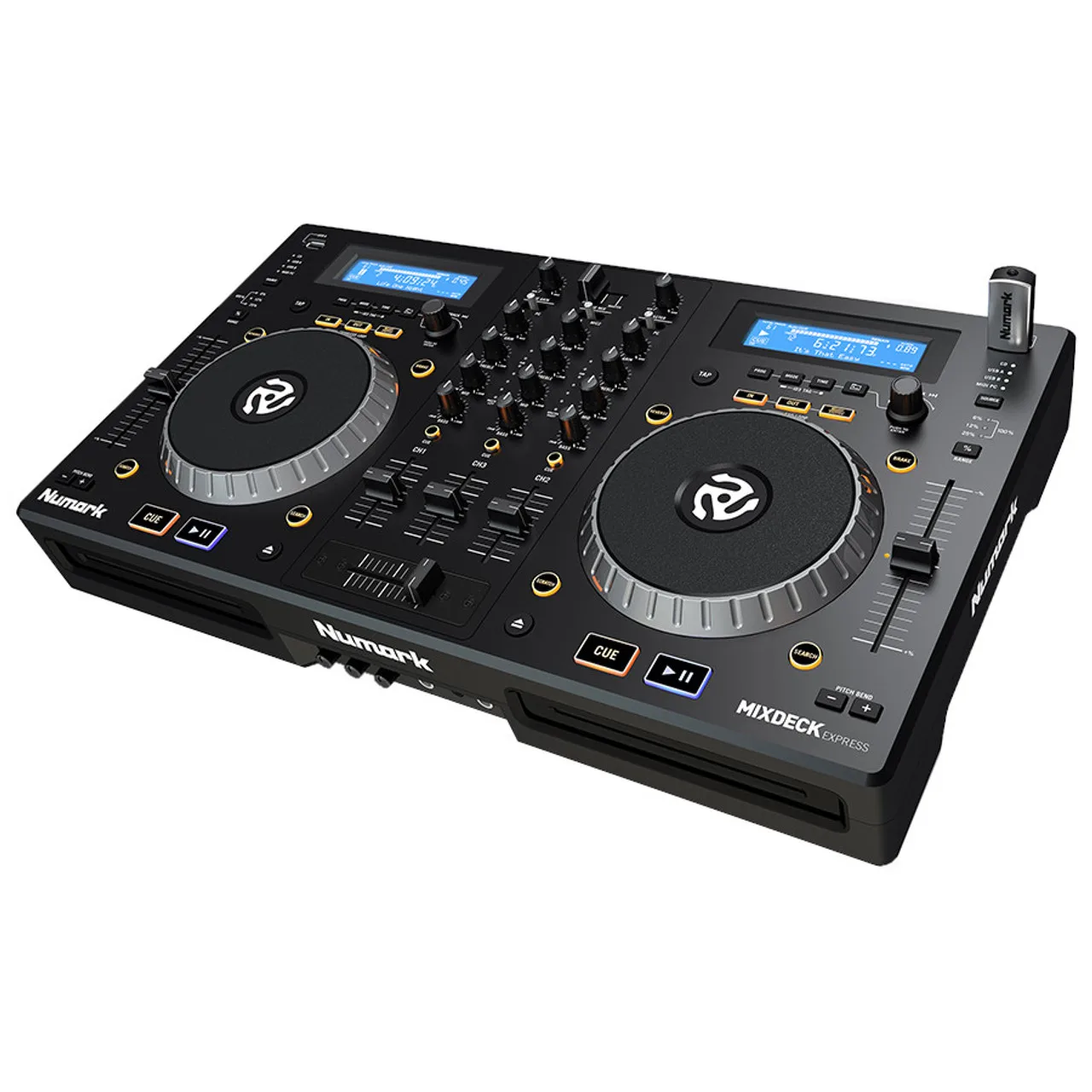 Большая скидка, распродажа на Numark Mixdeck Express, высококачественный DJ-контроллер с CD и USB-проигрывателем, два лотка
Большая скидка, распродажа на Numark Mixdeck Express, высококачественный DJ-контроллер с CD и USB-проигрывателем, два лотка