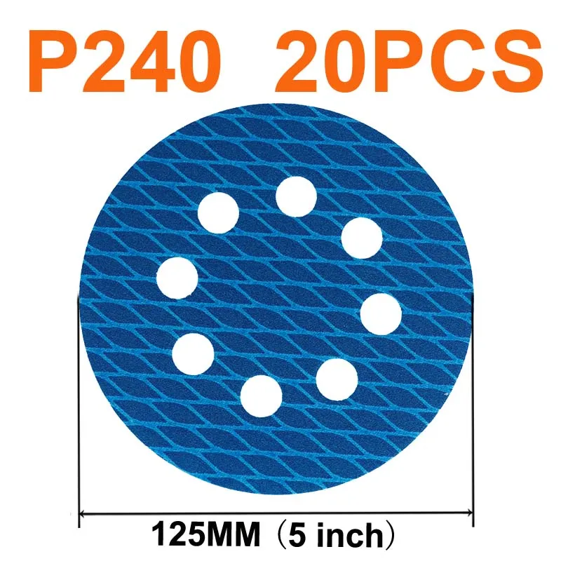 DREANIQUE Шлифовальные диски 125 мм 8 отверстий 20 шт
DREANIQUE Шлифовальные диски 125 мм 8 отверстий 20 шт