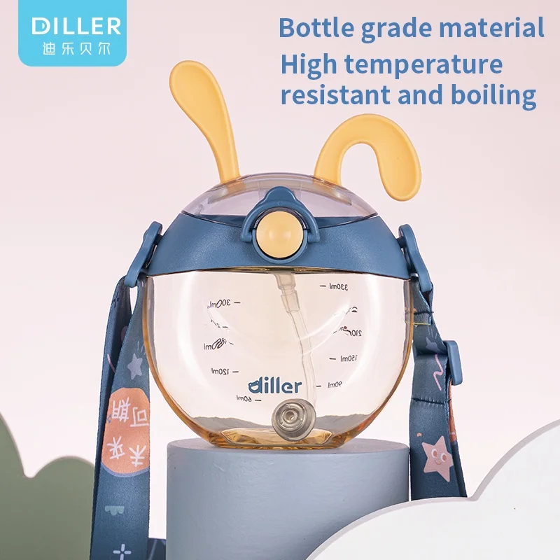 Diller children's straw cup donut cup go out messenger student kindergarten school special kettle
Diller children's straw cup donut cup go out messenger student kindergarten school special kettle