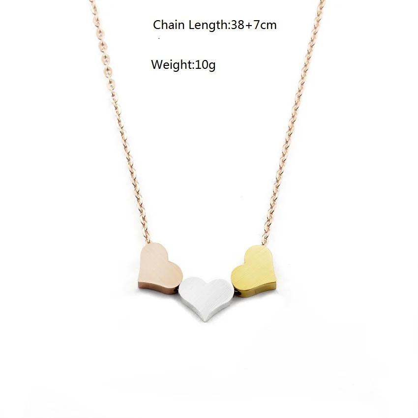 Tiny 3 Heart Pendant Necklace Three Sister Gift Dainty Bridesmaid Chain Elegant Choker Necklace
Tiny 3 Heart Pendant Necklace Three Sister Gift Dainty Bridesmaid Chain Elegant Choker Necklace
