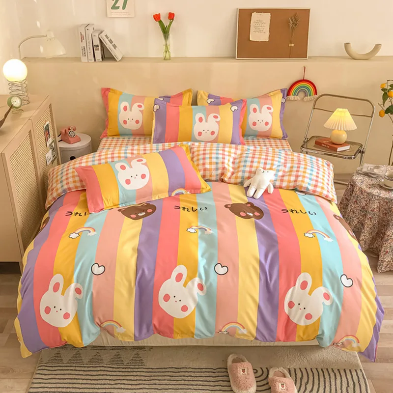 Lovely Cartoon Pattern King Size Duvet Cover Soft Skin Friendly Double Bed Quilt Cover Blanket Comforter Covers 220x240CM
Lovely Cartoon Pattern King Size Duvet Cover Soft Skin Friendly Double Bed Quilt Cover Blanket Comforter Covers 220x240CM