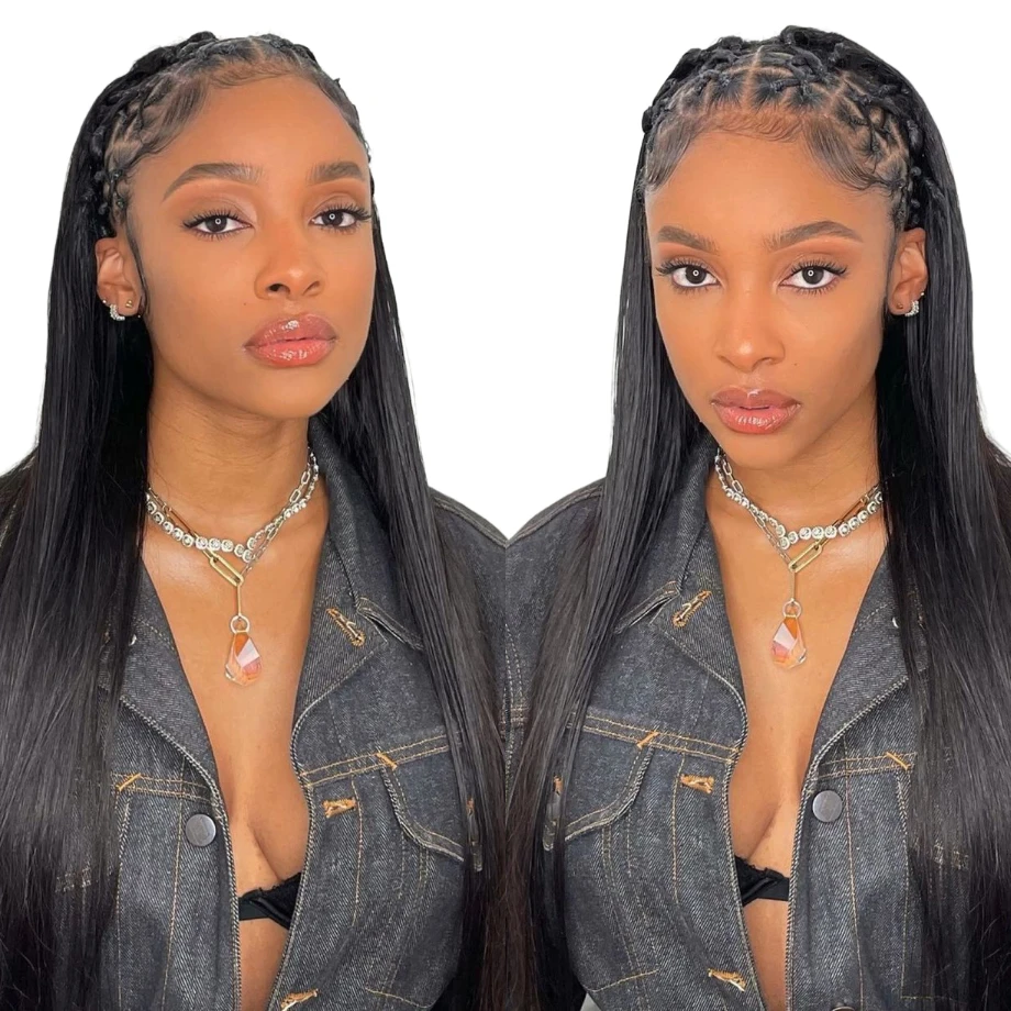 360 Full Lace Wig Human Hair Pre Plucked 30 Inch HD Transparent Lace Front Wigs For Women Brazilian Straight 360 Lace Frontal
360 Full Lace Wig Human Hair Pre Plucked 30 Inch HD Transparent Lace Front Wigs For Women Brazilian Straight 360 Lace Frontal