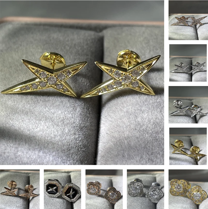 Звезда в форме клевера, циркон, бриллиант, бриллиант, для женщин, золотой гвоздик 18 карат, французский роскошный известный бренд, дизайнерский женский очаровательный аксессуар
Звезда в форме клевера, циркон, бриллиант, бриллиант, для женщин, золотой гвоздик 18 карат, французский роскошный известный бренд, дизайнерский женский очаровательный аксессуар