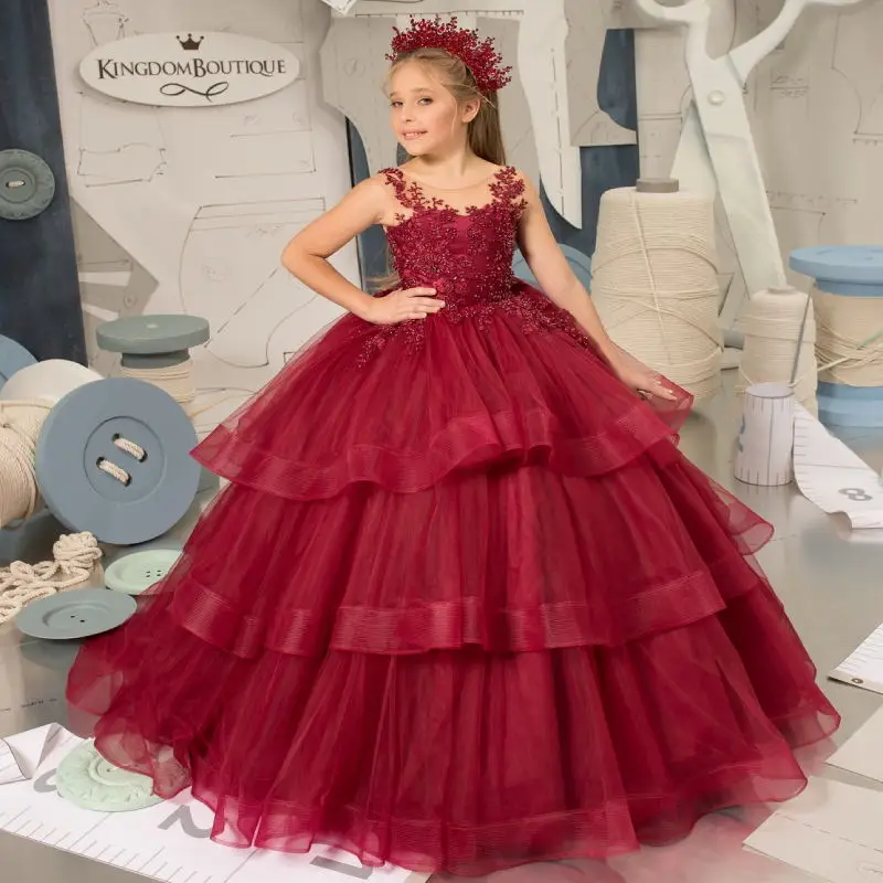Red Boho Flower Girl Dresses Photoshoot Tulle Lace Applique Birthday Pageant Wedding Gowns First Communion Dress
Red Boho Flower Girl Dresses Photoshoot Tulle Lace Applique Birthday Pageant Wedding Gowns First Communion Dress
