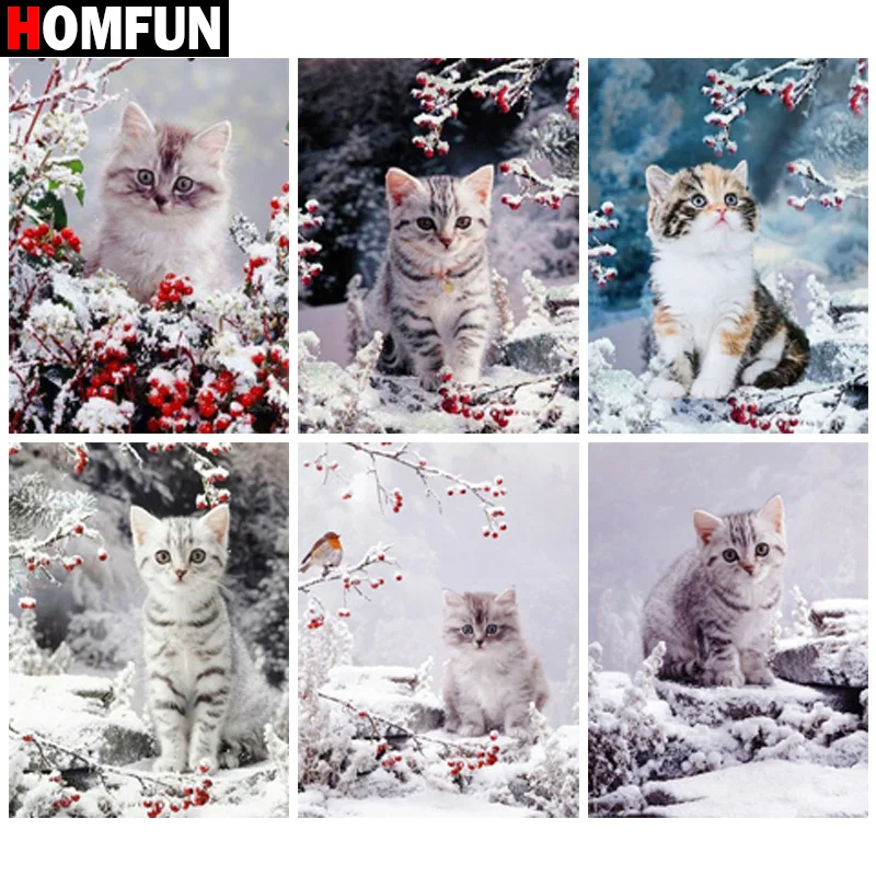 Картина Стразы HOMFUN, алмазная вышивка с изображением животных, кота, 3d-вышивка крестиком, «сделай сам»
Картина Стразы HOMFUN, алмазная вышивка с изображением животных, кота, 3d-вышивка крестиком, «сделай сам»