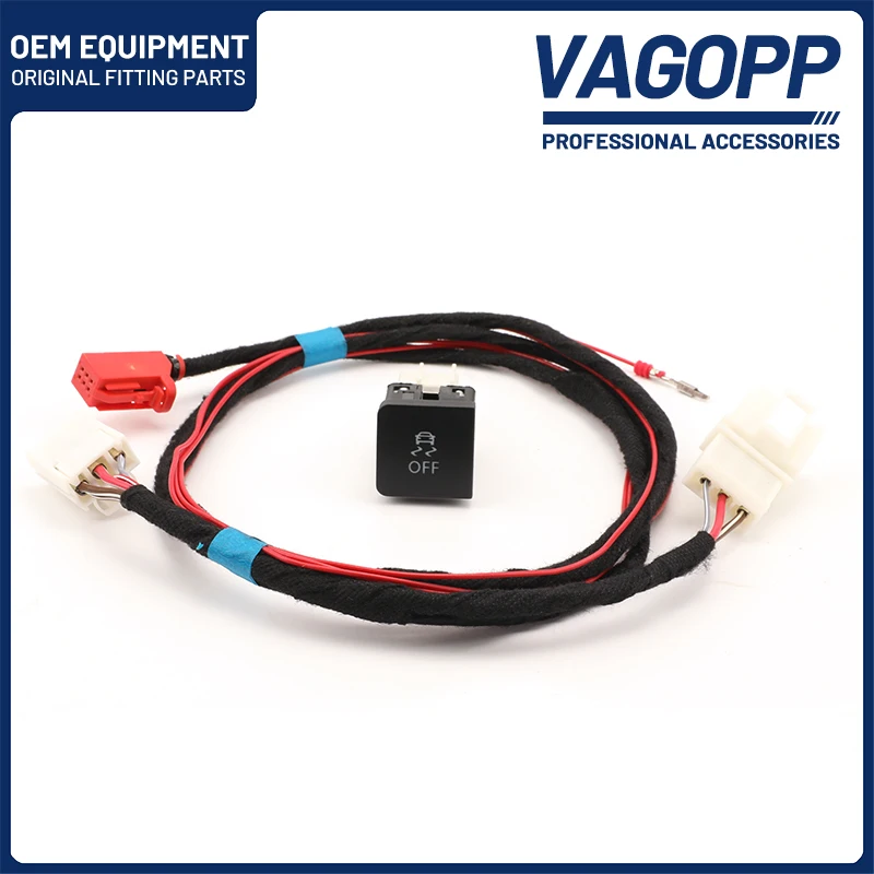 VAGOPP 1KD 927 117 Car ESP OFF Anti Skid Switch Button Auto Electronic Stability Program Cable For VW Golf 6 Jetta 5 MK5 6 MK6
VAGOPP 1KD 927 117 Car ESP OFF Anti Skid Switch Button Auto Electronic Stability Program Cable For VW Golf 6 Jetta 5 MK5 6 MK6
