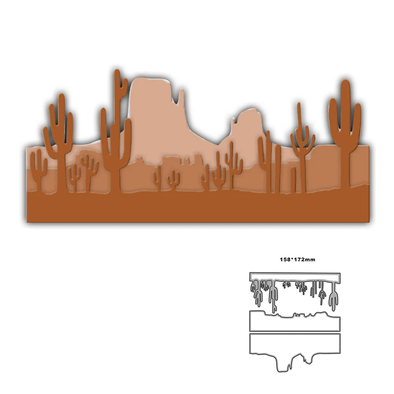 Новинка 2022, металлическая высечка Desert Scene используется для процесса резки бумаги и печати визитных карточек
Новинка 2022, металлическая высечка Desert Scene используется для процесса резки бумаги и печати визитных карточек