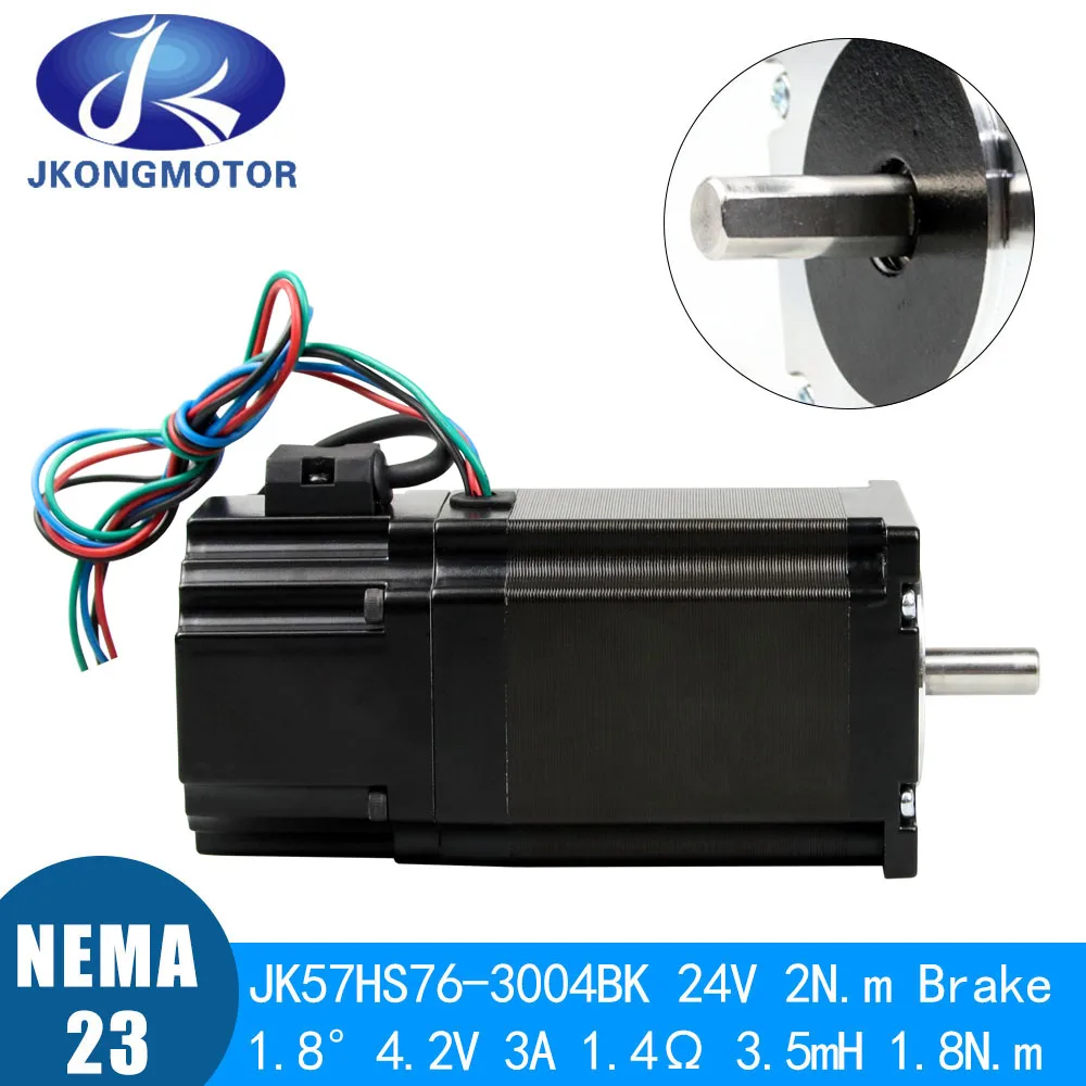 Шаговый двигатель Jkongmotor Nema 23, 2 фазы, 116 мм, нм, 3 А, шаговый двигатель с тормозом для лазерного 3D-принтера с ЧПУ, плазменная резка
Шаговый двигатель Jkongmotor Nema 23, 2 фазы, 116 мм, нм, 3 А, шаговый двигатель с тормозом для лазерного 3D-принтера с ЧПУ, плазменная резка