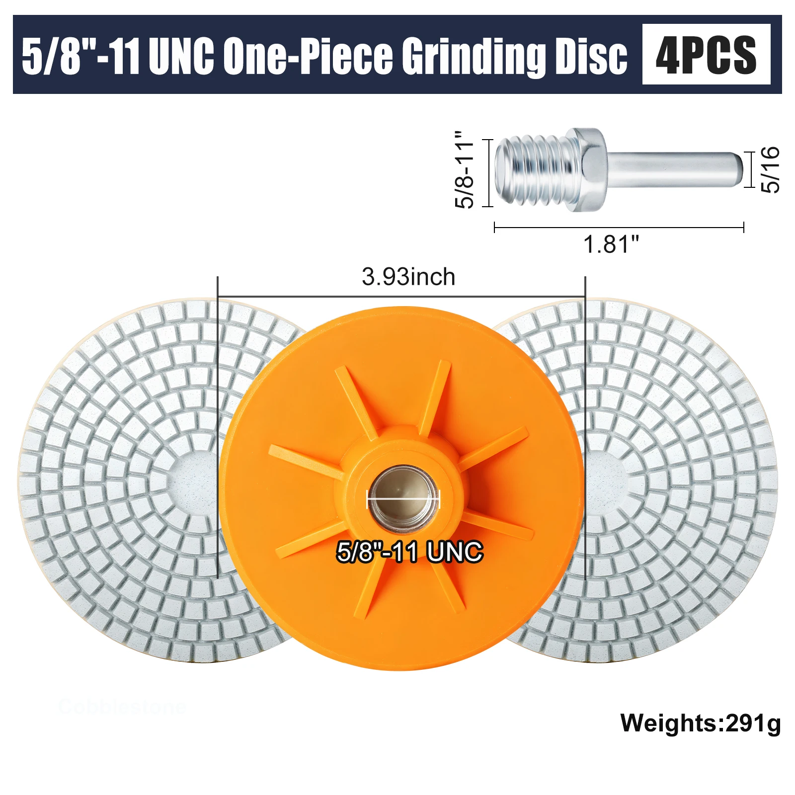 4 "Алмазные полировальные подушечки для угловой шлифовальной машины 5/8"-11 UNC, набор полировальных подушечек для бетона и камня для гранита, мрамора, плитки, кварца, стекла
4 "Алмазные полировальные подушечки для угловой шлифовальной машины 5/8"-11 UNC, набор полировальных подушечек для бетона и камня для гранита, мрамора, плитки, кварца, стекла