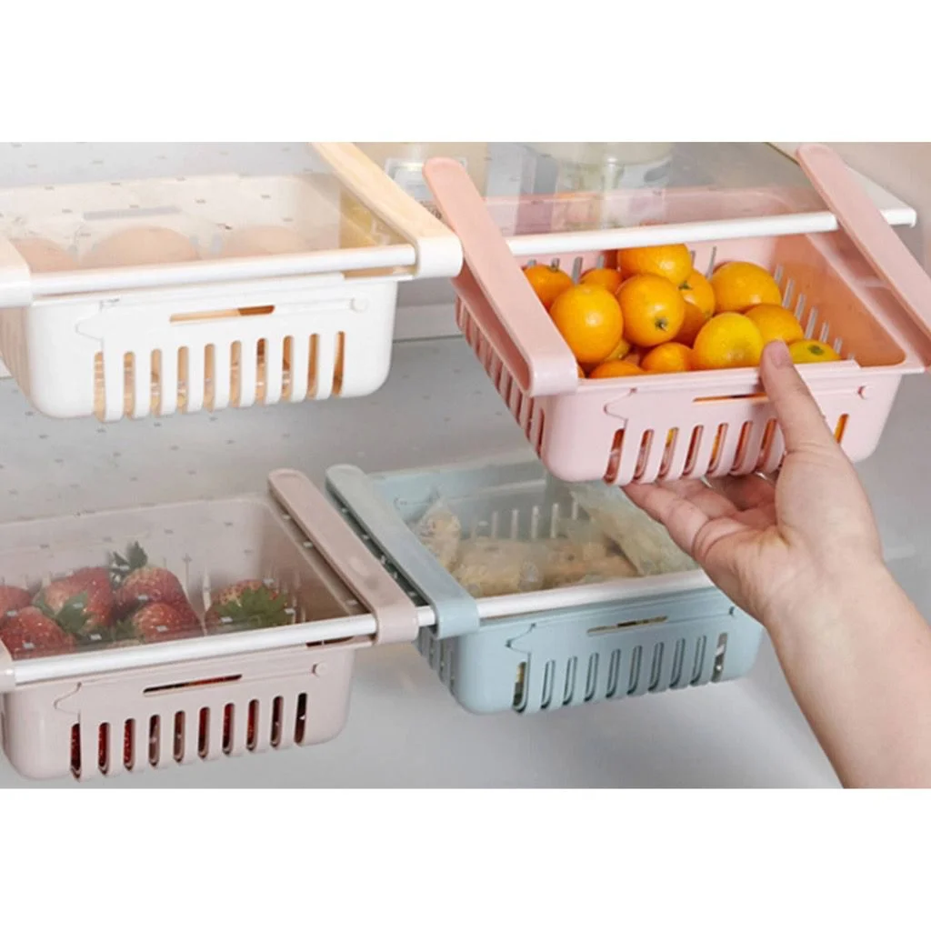 Cesto Organizador De Geladeira Multiuso Gaveta Retrátil Ajustável Prático Portátil
Cesto Organizador De Geladeira Multiuso Gaveta Retrátil Ajustável Prático Portátil