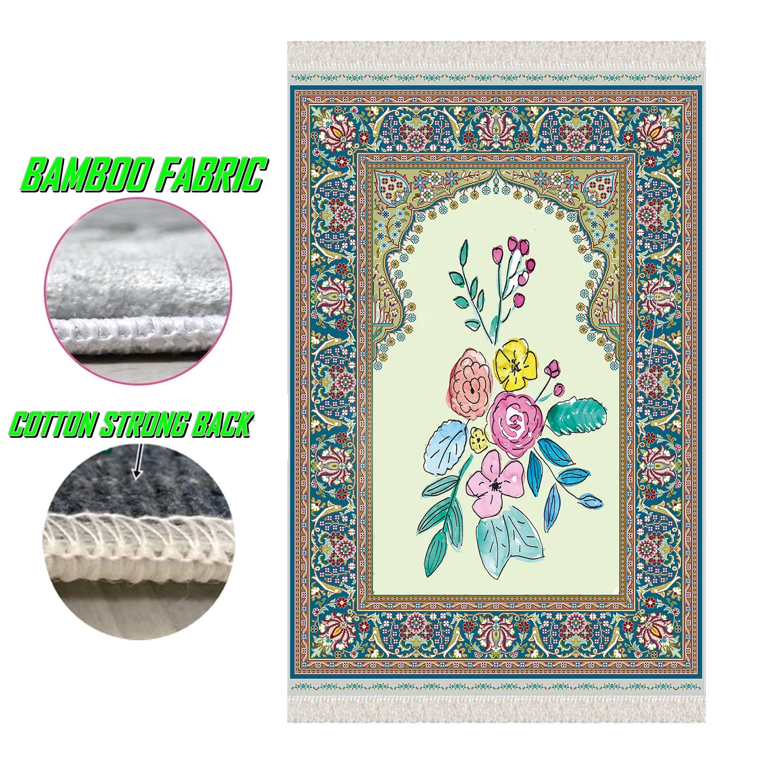 Turkish Craft Premium Flower Thick Prayer Rug Modern Muslim Eid Ramadan Soft Islamic Gift Janamaz Religious Mats Praying Carpet
Turkish Craft Premium Flower Thick Prayer Rug Modern Muslim Eid Ramadan Soft Islamic Gift Janamaz Religious Mats Praying Carpet