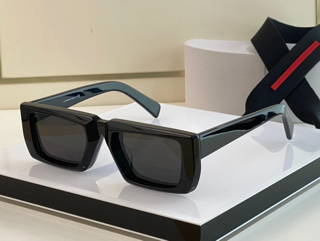 

Sunglasses Men and Women Summer Style SPS 24 Anti-Ultraviolet Retro Plate Full Frame Brand Glasses Random Box