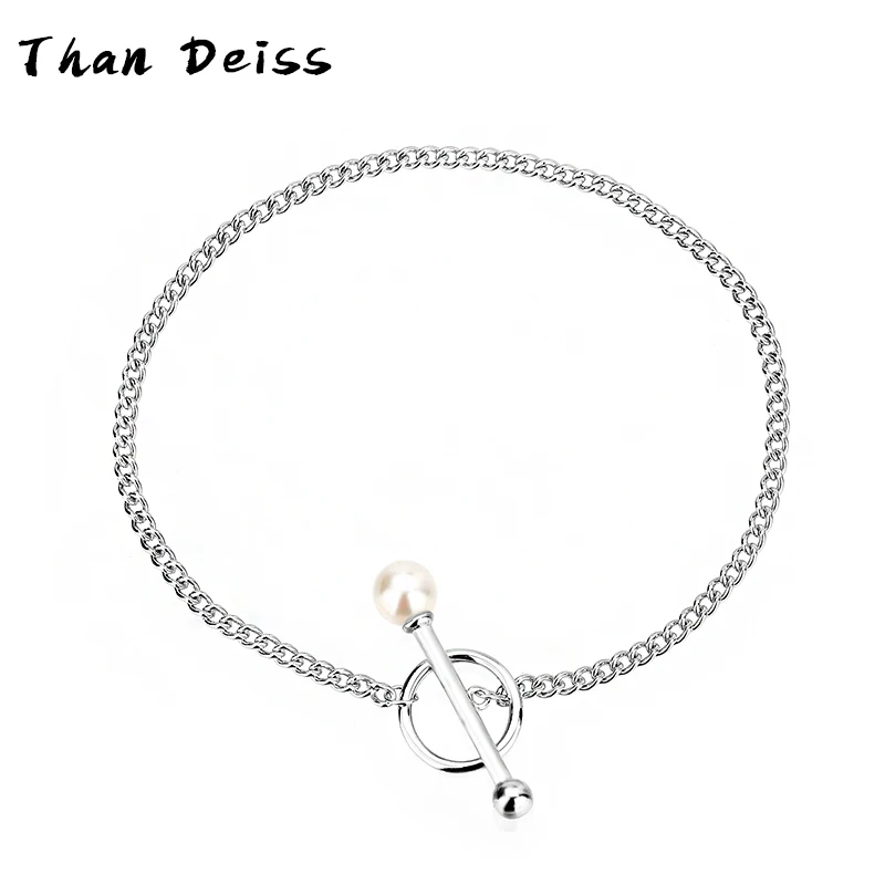 S925 Sterling Silver Pearl Round Bead OT Buckle Bracelet Personality Tide Europe And The United States Wind Simple Vintage
S925 Sterling Silver Pearl Round Bead OT Buckle Bracelet Personality Tide Europe And The United States Wind Simple Vintage