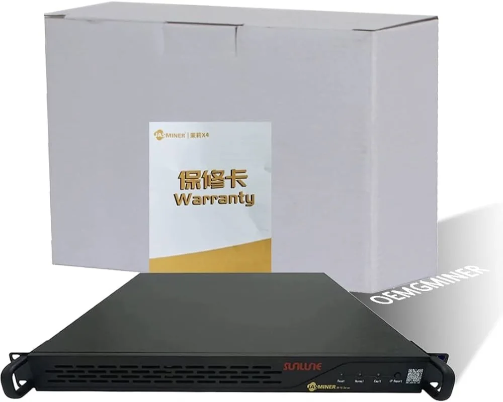 Распродажи в конце года! Купить сейчас 2 получите 1 Jasminer X4 Miner 1U Серверная архитектура 520MH/s Hashrate 
Распродажи в конце года! Купить сейчас 2 получите 1 Jasminer X4 Miner 1U Серверная архитектура 520MH/s Hashrate