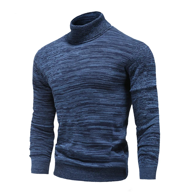 New Men's Turtleneck Sweaters Cotton Slim Knitted Pullovers Men Solid Color Casual Sweaters Male Autumn Knitwear
New Men's Turtleneck Sweaters Cotton Slim Knitted Pullovers Men Solid Color Casual Sweaters Male Autumn Knitwear