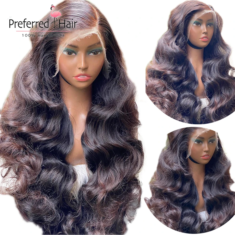 Natural Colored Body Wave Glueless Transparent Invisible 13X6 Lace Front Human Hair Wigs For Black Women PrePluck Remy Brazilian
Natural Colored Body Wave Glueless Transparent Invisible 13X6 Lace Front Human Hair Wigs For Black Women PrePluck Remy Brazilian