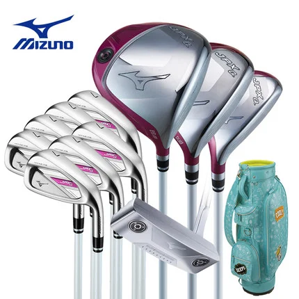 

Mizuno JPXQ Women Golf Club Set 12pcs Golf Club Wood Irons Putters Graphite L Shaft Golf Clubs No Bag Free Shipping