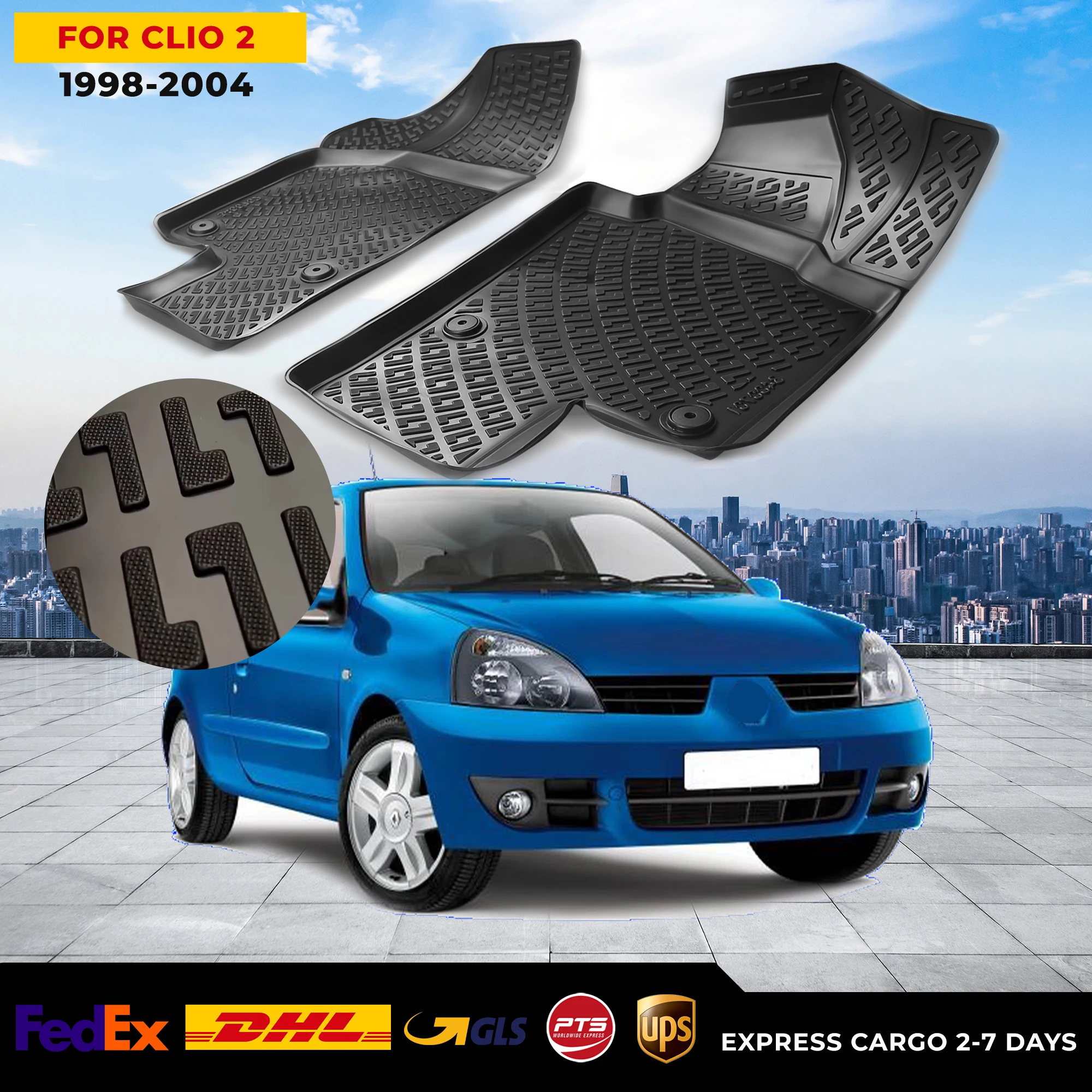 Автомобильный 3D напольный коврик для Renault Clio 2 1998-2004, водонепроницаемый специальный коврик для ног, аксессуары, пользовательские коврики, Не...
Автомобильный 3D напольный коврик для Renault Clio 2 1998-2004, водонепроницаемый специальный коврик для ног, аксессуары, пользовательские коврики, Не...