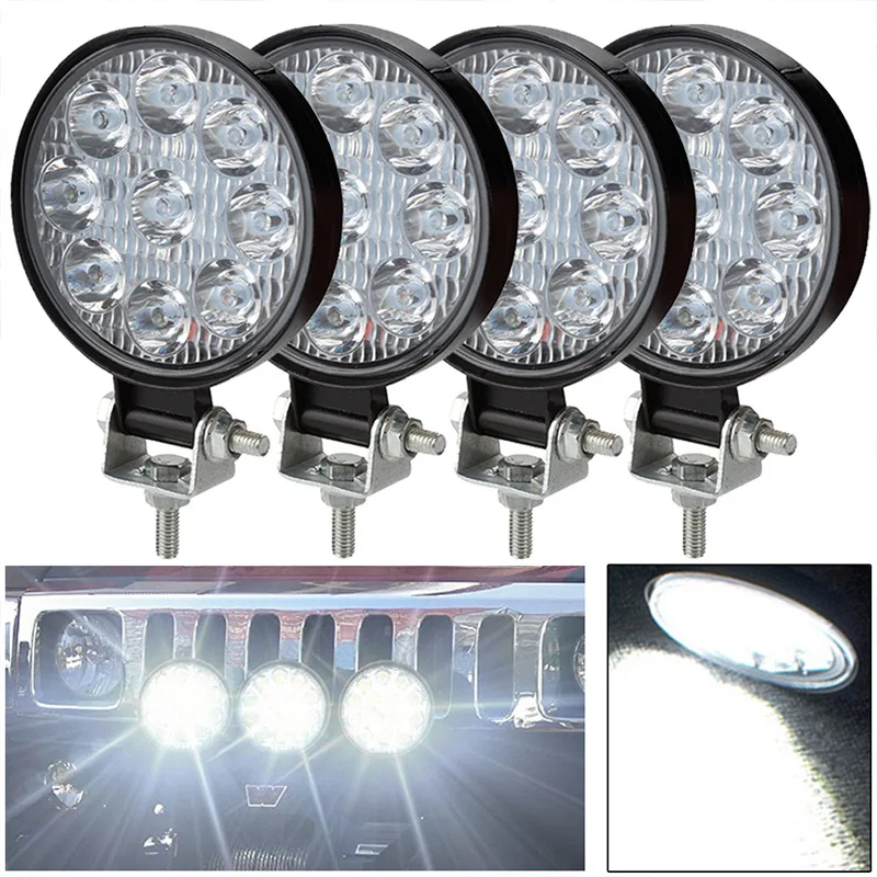 Jeep 12V 9LED 27W Work Light LED headlamp Spotlight Auto Truck motorcycle Car Accessories Waterproof and Dust-proof
Jeep 12V 9LED 27W Work Light LED headlamp Spotlight Auto Truck motorcycle Car Accessories Waterproof and Dust-proof