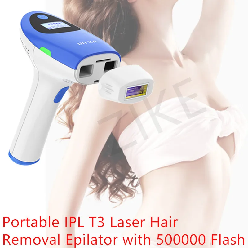 3 In 1 Home Beauty machine 5 Level 500000 Flash Portable IPL T3 Laser Hair Removal Epilator
3 In 1 Home Beauty machine 5 Level 500000 Flash Portable IPL T3 Laser Hair Removal Epilator