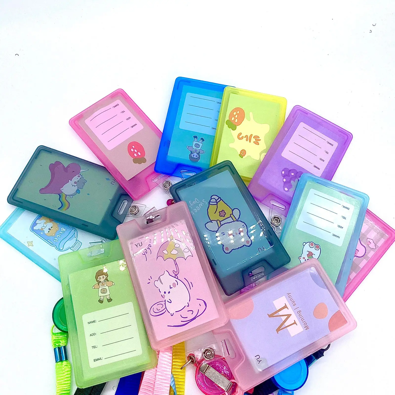 Porta Crachá Com Cordão alongavel Bilhete Cartões
Porta Crachá Com Cordão alongavel Bilhete Cartões