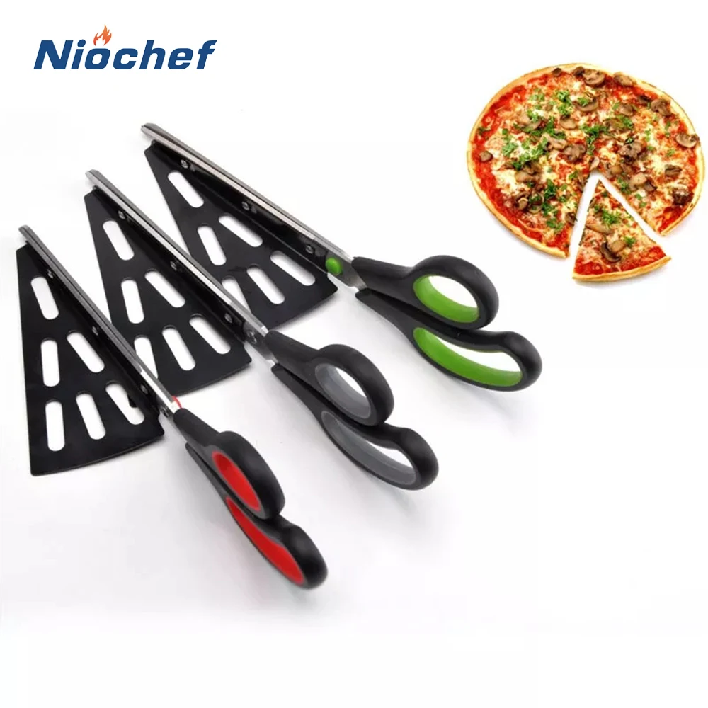 

2in1 Pizza Scissors Pizza Shovel Pizza Knife Stainless Steel Pizza Cutter Pancake Slicer Detachable Spatula Kitchen Baking Tools