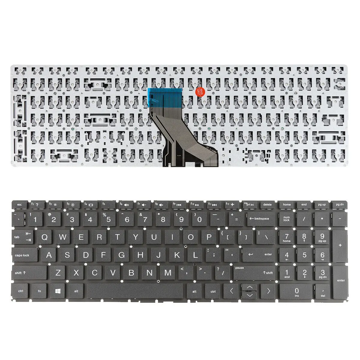 

New US Layout Keyboard For HP Pavilion 15-DA 15-DB TPN-C135 TPN-C136 250 G7 255 G7 15S-DU 15S-DY 15-DY 15-DW 15-CS TPN-C139