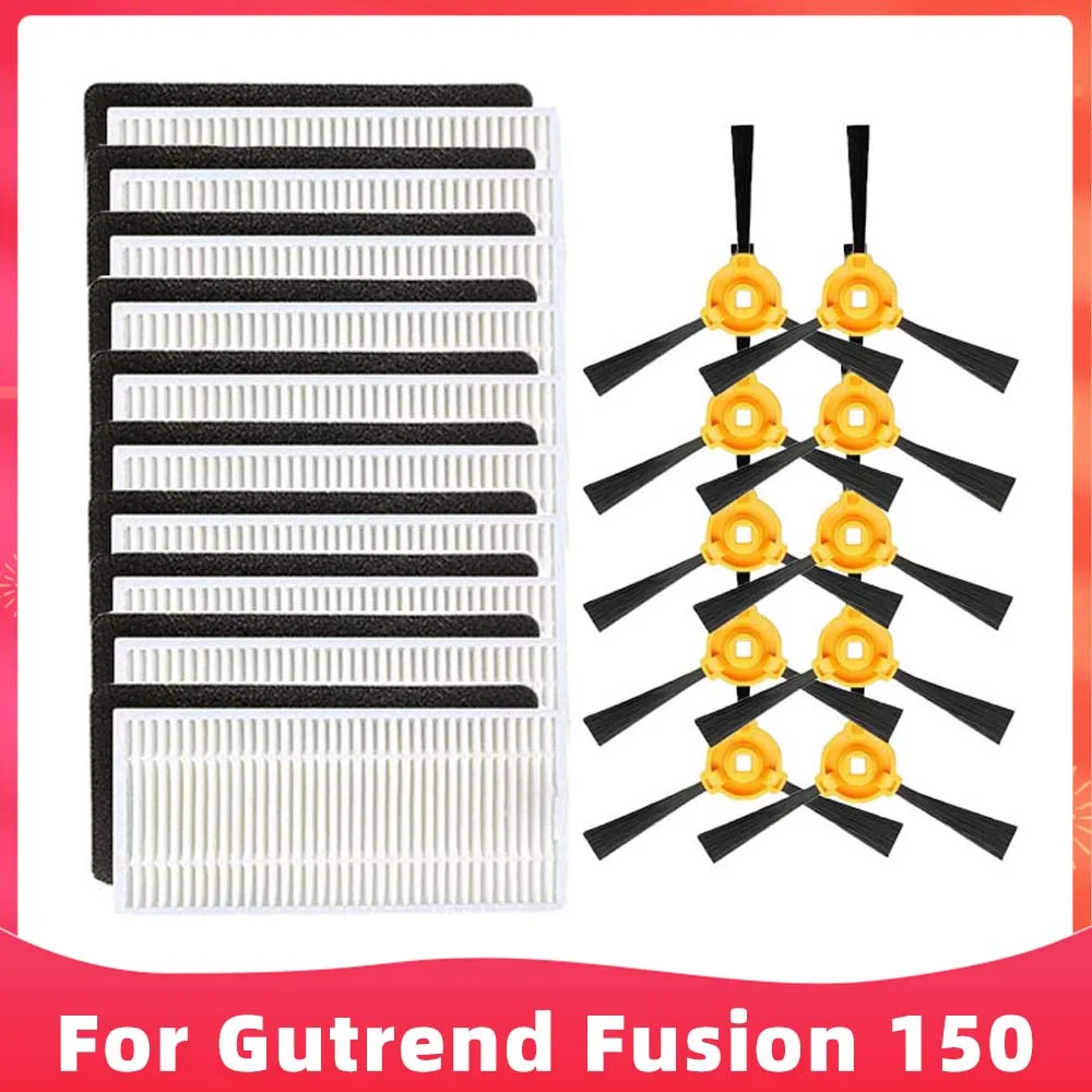 Запчасти для робота-пылесоса Gutrend Fusion 150: щетки и HEPA-фильтр
Запчасти для робота-пылесоса Gutrend Fusion 150: щетки и HEPA-фильтр
