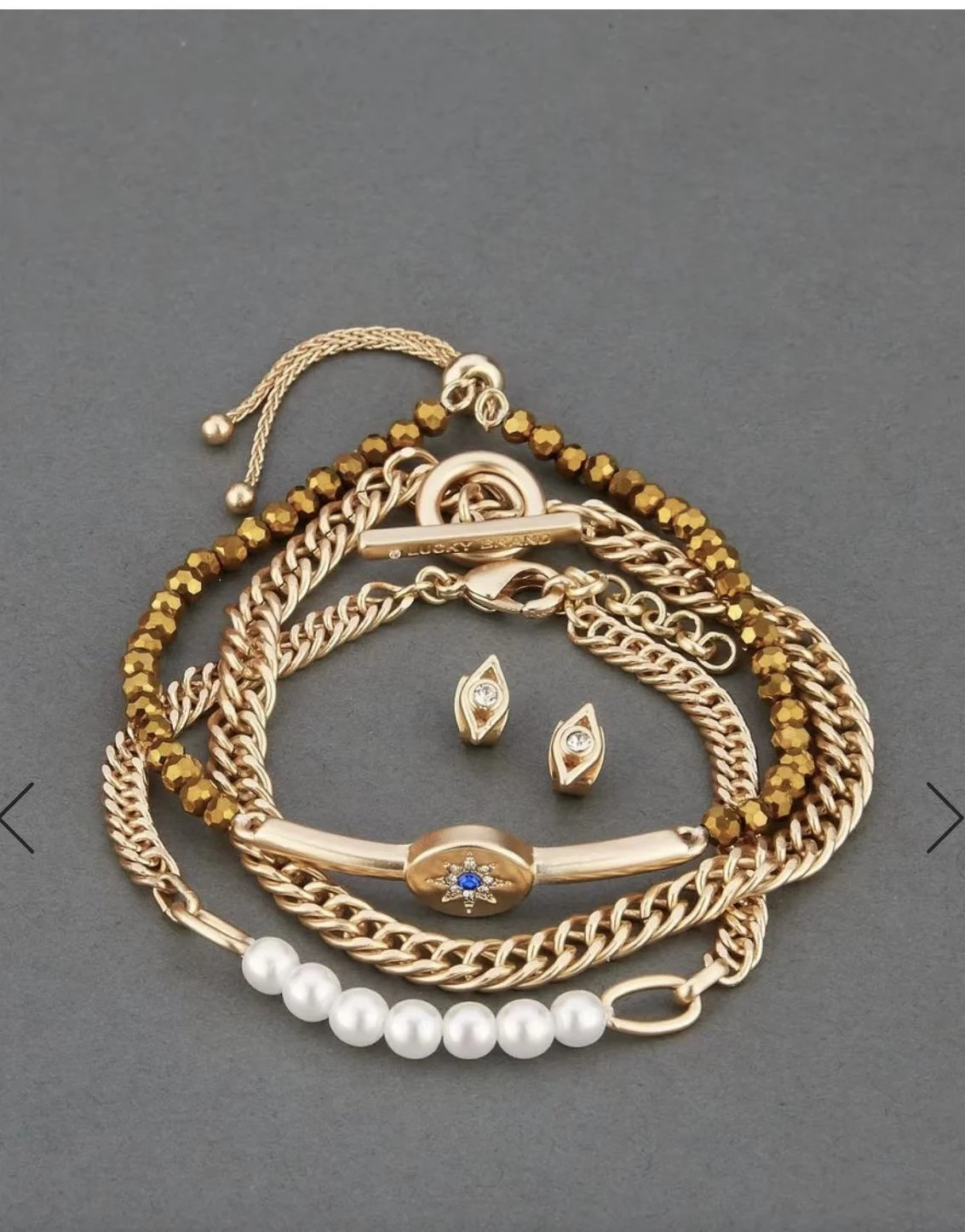 Gold glass beads pearl Woman Jewelry Set Necklace Earrings Bracelet Ring Accessories
Gold glass beads pearl Woman Jewelry Set Necklace Earrings Bracelet Ring Accessories