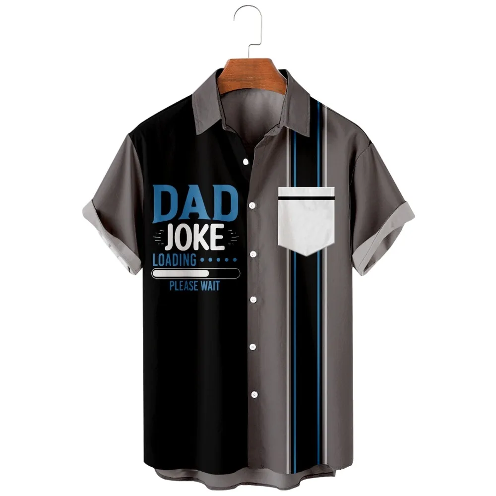 2022 DAD JOKE Vintage Print Shirt, Fashion Casual Contrast Color Striped Hawaiian Beach, Summer Pocket Shirt for Men and Women
2022 DAD JOKE Vintage Print Shirt, Fashion Casual Contrast Color Striped Hawaiian Beach, Summer Pocket Shirt for Men and Women