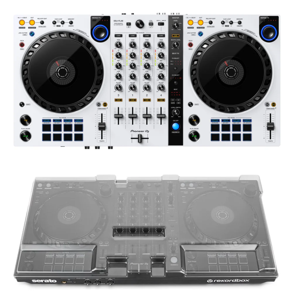 (Новинка) PIONEER DJ DDJ-FLX6-W (матовый белый) + DECKSAVER DS-PC-DDJFLX6 COVER BUNDLE
(Новинка) PIONEER DJ DDJ-FLX6-W (матовый белый) + DECKSAVER DS-PC-DDJFLX6 COVER BUNDLE