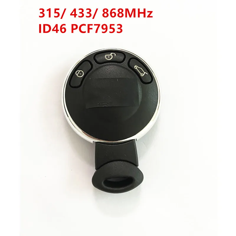 3-кнопочный дистанционный ключ 315/ 433/ 868 МГц ID46 PCF7953 для BMW MINI COOPER S ONE D CLUBMAN COUNTRYMAN CABRIO Car
3-кнопочный дистанционный ключ 315/ 433/ 868 МГц ID46 PCF7953 для BMW MINI COOPER S ONE D CLUBMAN COUNTRYMAN CABRIO Car