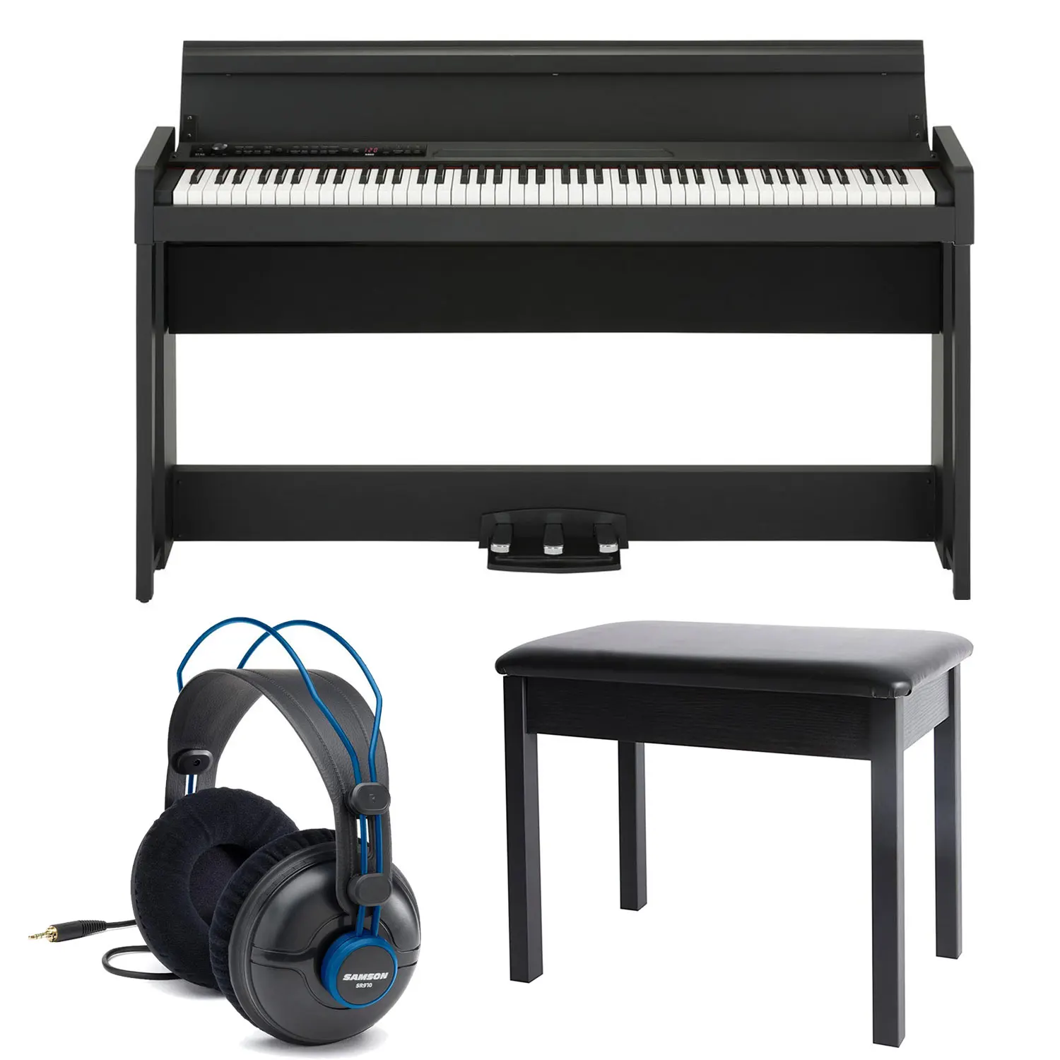 (NEW) Korg C1 Air Bluetooth 88 Key Digital Piano with Hammer Action 3 Keyboard + Headphones Hot
(NEW) Korg C1 Air Bluetooth 88 Key Digital Piano with Hammer Action 3 Keyboard + Headphones Hot