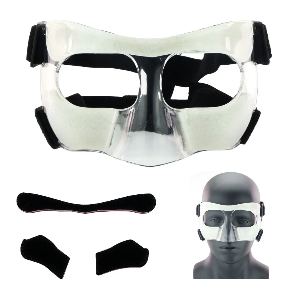 Basketball Nose Guard for Broken Nose Clear Sports Face Guard with Sponge Pads Sweatproof
Basketball Nose Guard for Broken Nose Clear Sports Face Guard with Sponge Pads Sweatproof