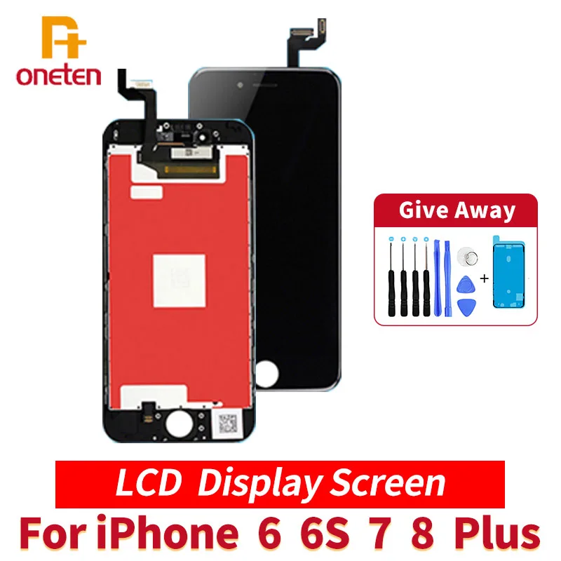 Сменный ЖК-экран AAA + для iPhone 6, 6S, 7, 8 Plus, экран телефона с дигитайзером в сборе, протестированный, без битых пикселей
Сменный ЖК-экран AAA + для iPhone 6, 6S, 7, 8 Plus, экран телефона с дигитайзером в сборе, протестированный, без битых пикселей