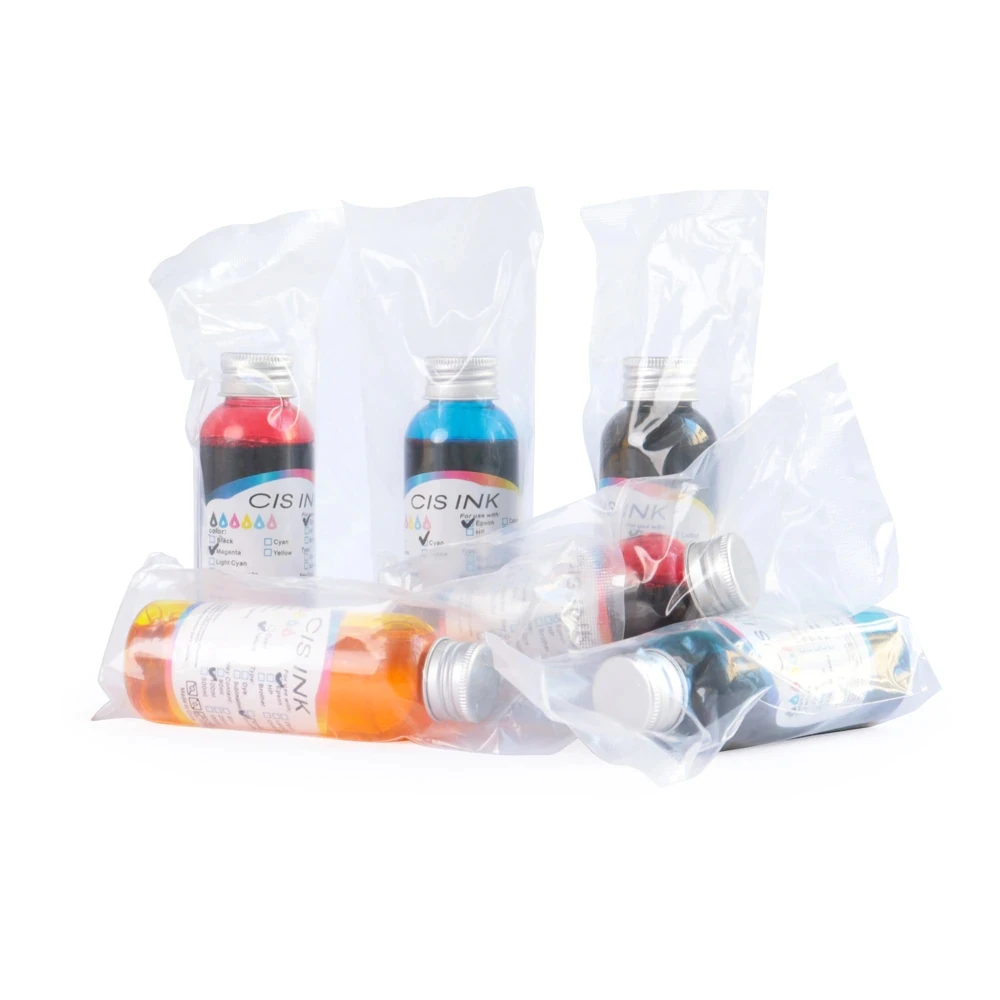 

Пищевые чернила Refinecolor CMYK LC LM, 6 цветов, сертифицированные пищевые чернила SGS GQT для струйного принтера Epson L1800 R330 R1390 XP600