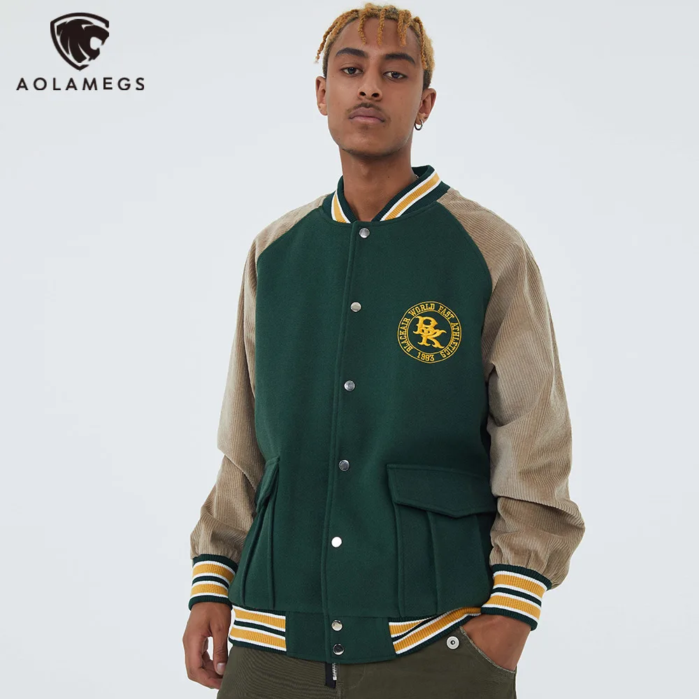 Aolamegs Men's Fashion Jacket Simple Alphabet Pattern Print Hip Hop Single Breasted Coat High Street All-match Couple Streetwear
Aolamegs Men's Fashion Jacket Simple Alphabet Pattern Print Hip Hop Single Breasted Coat High Street All-match Couple Streetwear