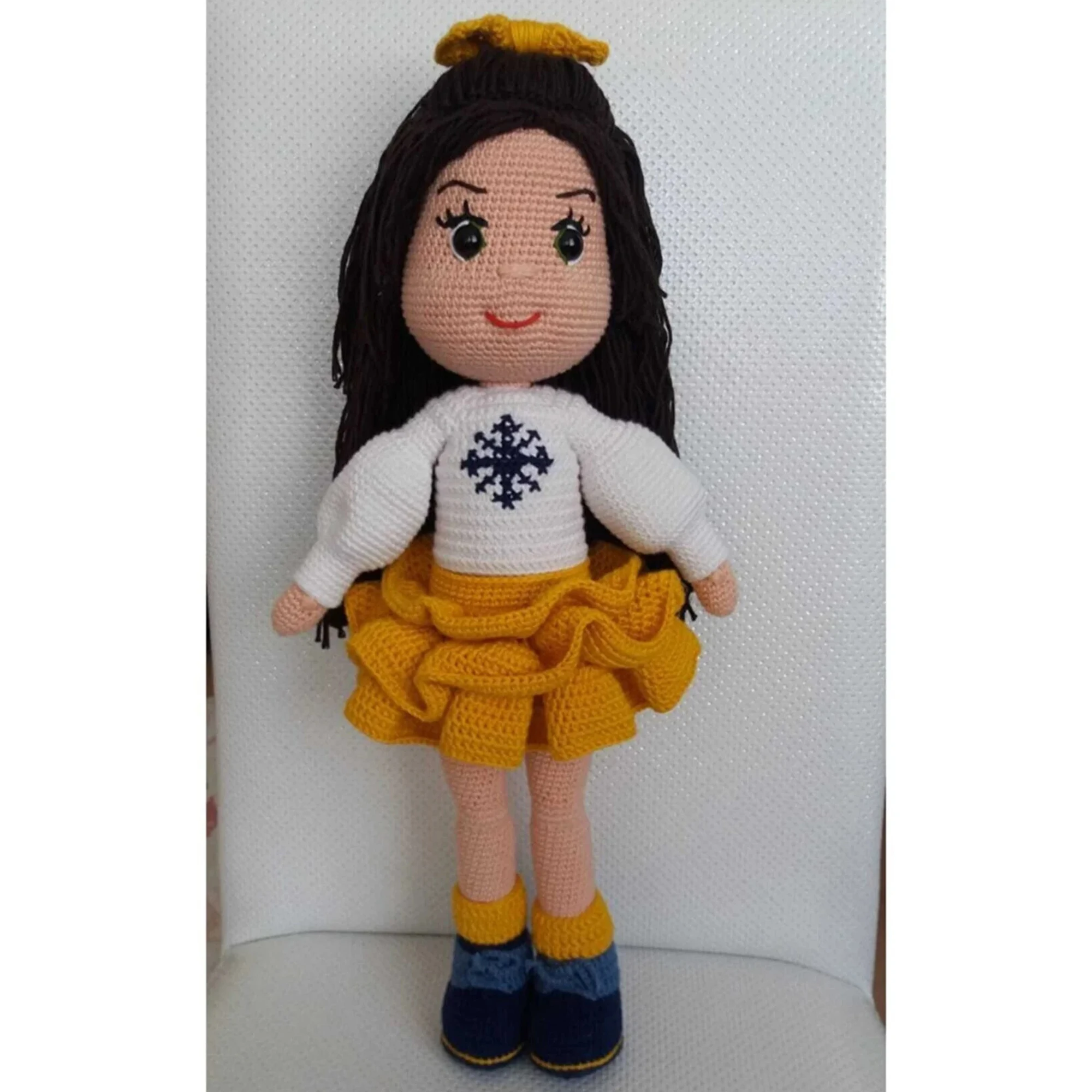 Amigurumi Winter Themed Sweet Yellow Almila Baby Doll Toys For Sale Sleeping Companion Sweet Dolly
Amigurumi Winter Themed Sweet Yellow Almila Baby Doll Toys For Sale Sleeping Companion Sweet Dolly