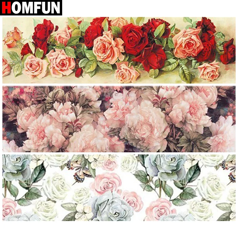 HOMFUN 5D DIY Full Diamond Embroidery "Flower Rose Peony" Diamond Painting Cross Stitch Rhinestone Home Decoration
HOMFUN 5D DIY Full Diamond Embroidery "Flower Rose Peony" Diamond Painting Cross Stitch Rhinestone Home Decoration