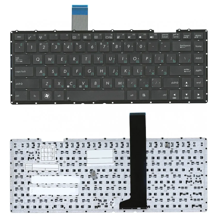 Клавиатура для ноутбука Asus X401 черная | Сменные клавиатуры