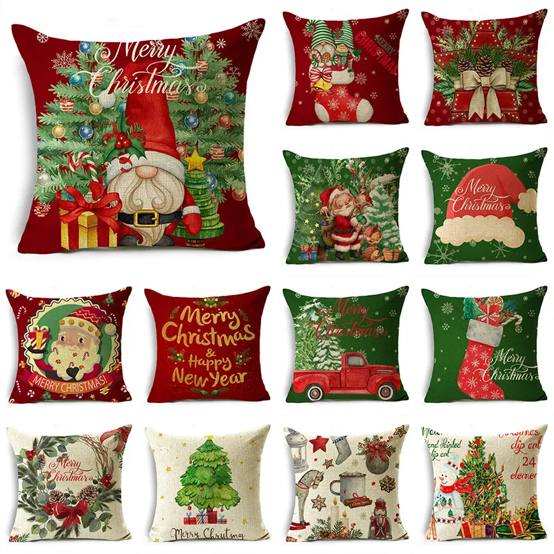 TFAN Christmas Series Pattern Cushion Cover Multiple Sizes Linen Decorative Pillow Case Throw Pillow Cover 40cm 45cm 50cm
TFAN Christmas Series Pattern Cushion Cover Multiple Sizes Linen Decorative Pillow Case Throw Pillow Cover 40cm 45cm 50cm