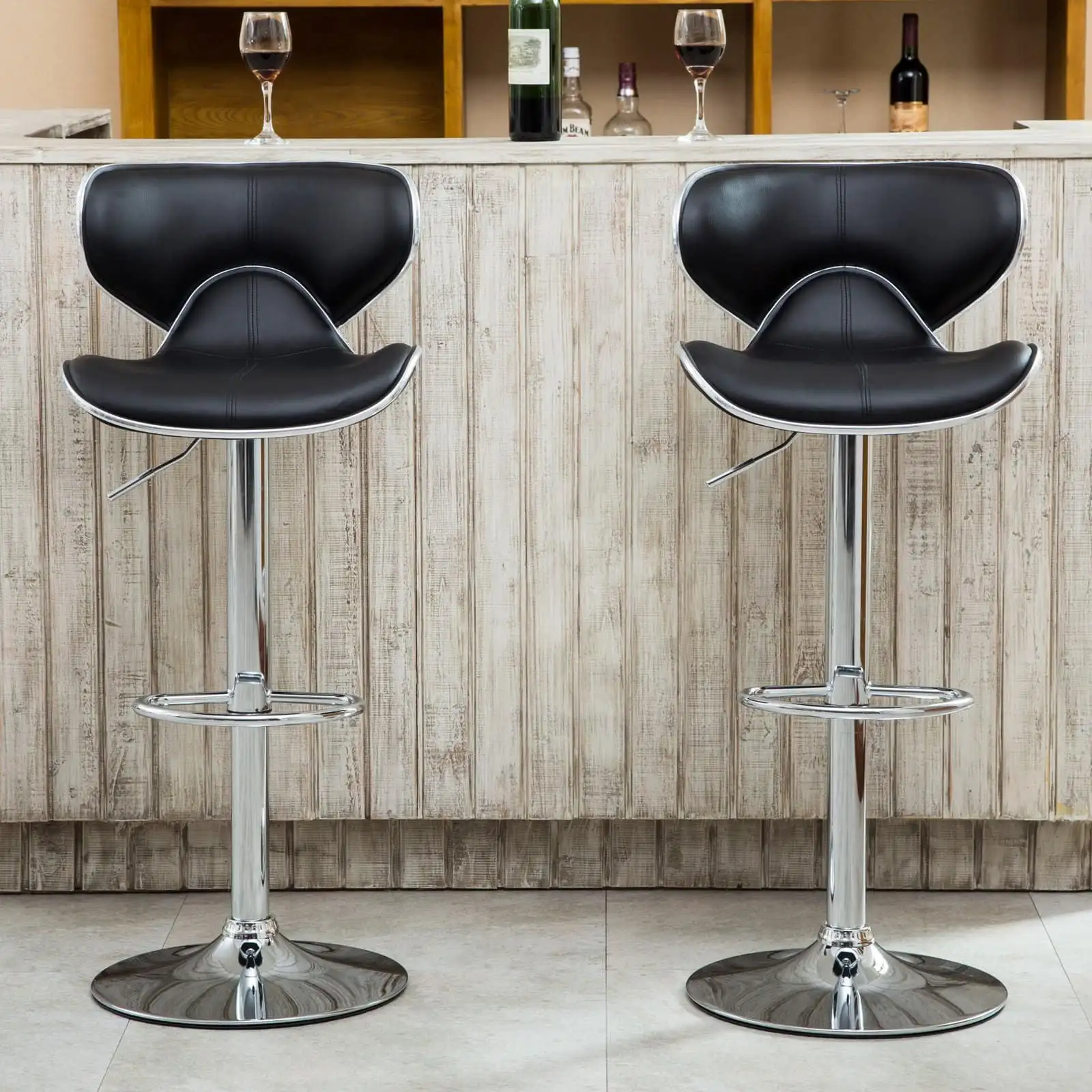 Bar Stool with Adjustable Height & Swivel, Black, Set of 2 Counter Height Bar Stools Barstools Barstool Bar Chair
Bar Stool with Adjustable Height & Swivel, Black, Set of 2 Counter Height Bar Stools Barstools Barstool Bar Chair