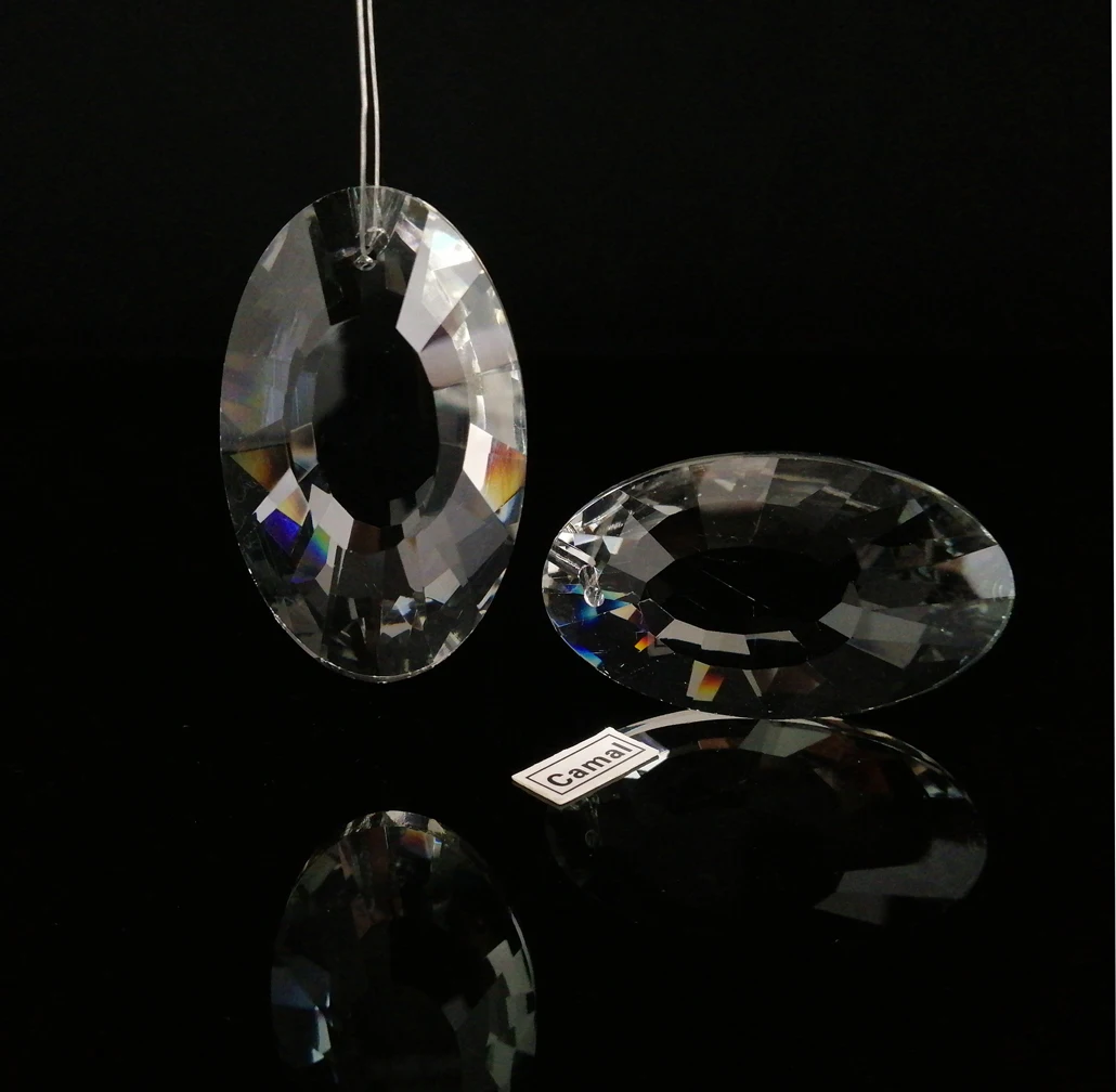 Camal 2PCS 50mm K9 Clear Earring-shaped Crystal Glass Prisms Pendant Drop SunCatcher Lamp Lighting Chandelier Part Hanging Decor
Camal 2PCS 50mm K9 Clear Earring-shaped Crystal Glass Prisms Pendant Drop SunCatcher Lamp Lighting Chandelier Part Hanging Decor