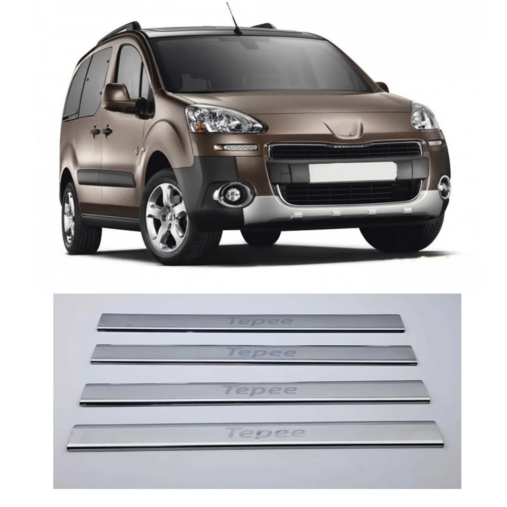 Хромированный порог для Peugeot Partner Tepee 2008-2018-4 шт. Нержавеющая сталь. A + качество. Модификация автомобиля Стайлинг автомобиля
Хромированный порог для Peugeot Partner Tepee 2008-2018-4 шт. Нержавеющая сталь. A + качество. Модификация автомобиля Стайлинг автомобиля